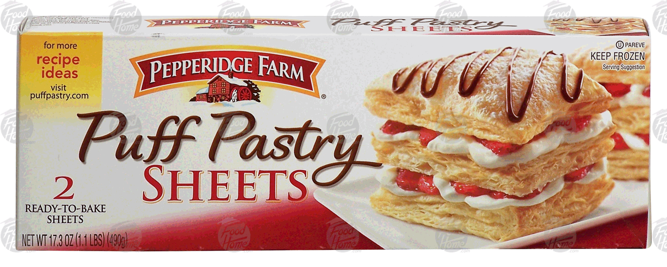 Pepperidge Farm  puff pastry sheets, 2 ready-to-bake sheets Full-Size Picture